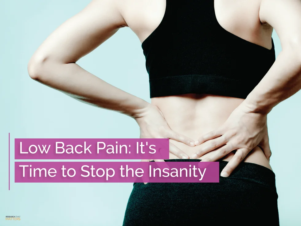 low back pain washington dc